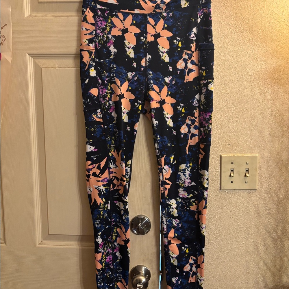 Floral Print Kids Leggings
